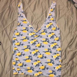 Blue Floral tank top AE